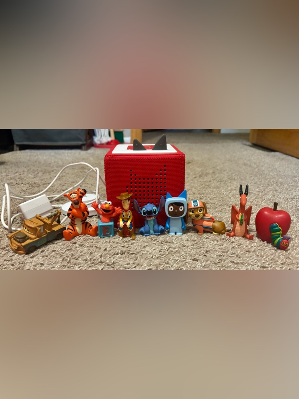 Red Tonie Box w/ 9 Characters & Charger